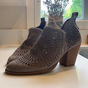 Jeffrey Campbell Rosalee Suede Cutout Booties